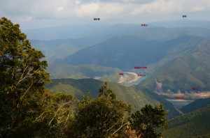 四万十川流域の山々 No.8 鍋が森（四万十市～宿毛市、標高635m）