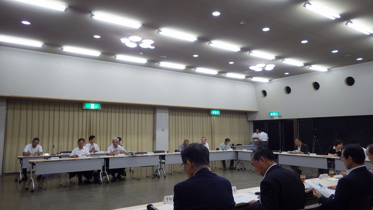 「広見川等をきれいにする協議会」で四万十川の清流保全活動について講演しました