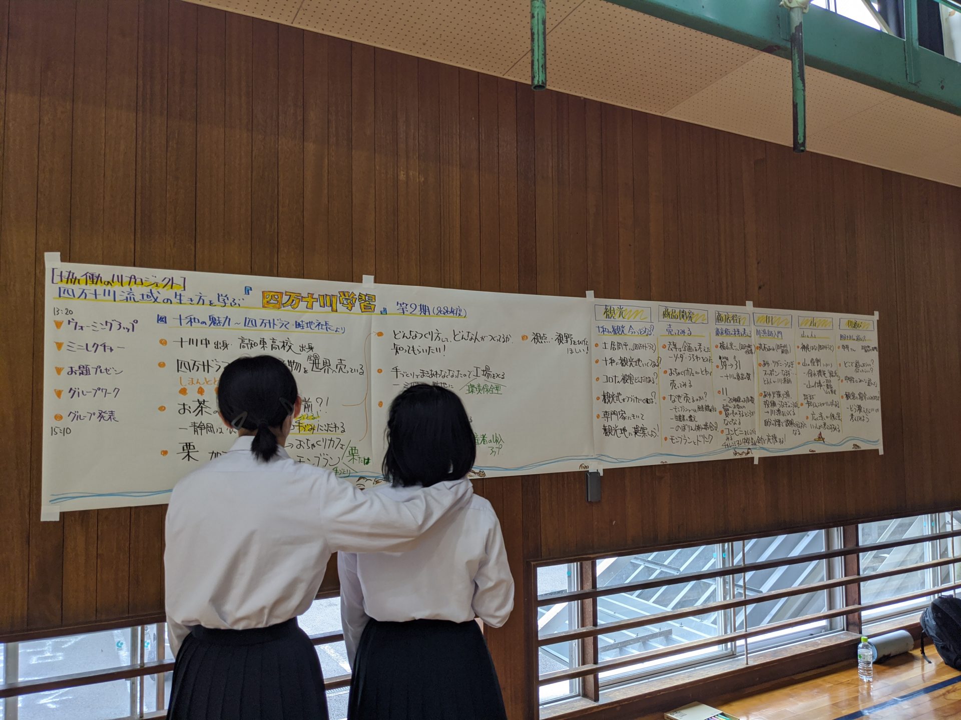 協働の川プロジェクト●1回目「川漁」の授業をする。