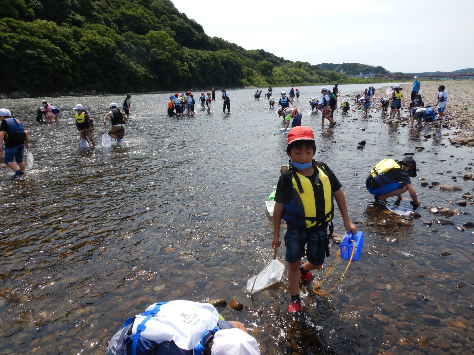 【水辺の楽校】中村小学校3年生と水生生物調査へ！