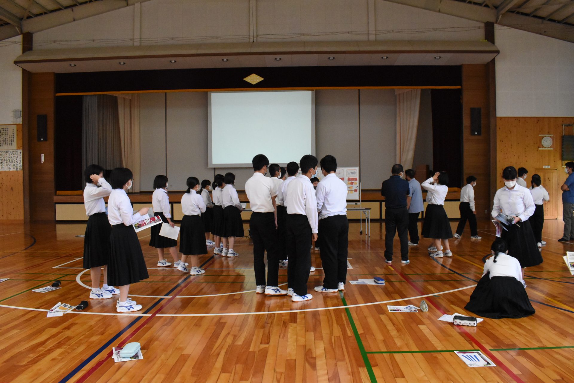 十川中学校協働の川プロジェクト　2021　チーム分け