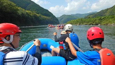 十川中学校　協働の川プロジェクト　本番　モニターツアー