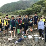 四万十高校1年生と環境学習