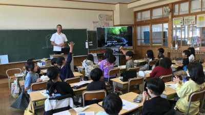中村小学校水辺の楽校　四万十川の課題について